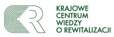 Logo Krajowego Centrum Wiedzy o Rewitalizacji